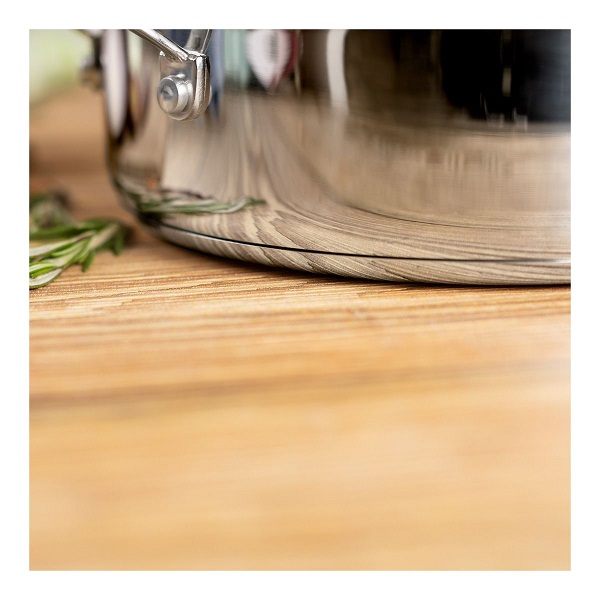 تابه درب دار استیل 28 سانت - تصویر 5